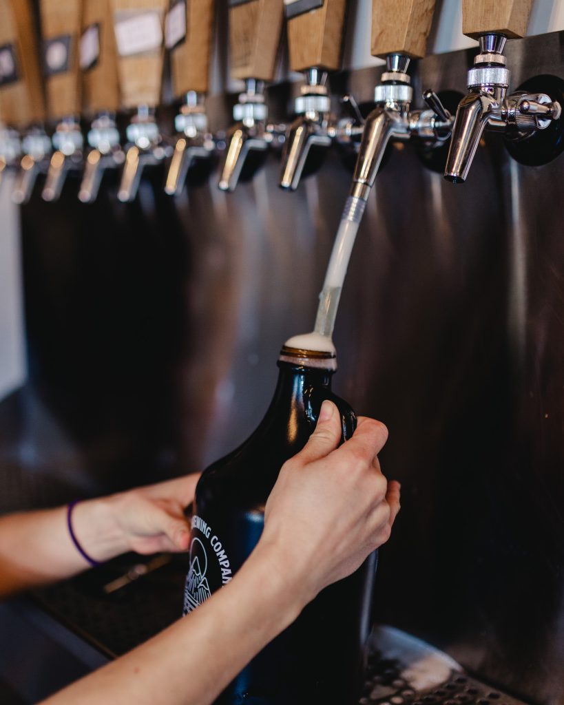 Filling a Growler